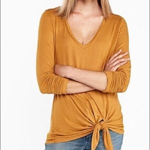Mustard V Neck